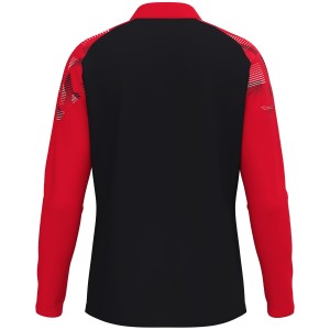 Sweat Ziptop Sonic - Jako - Black and Red
