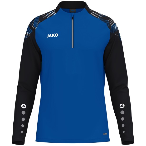 Sweat Ziptop Sonic - Jako - Royal and Black