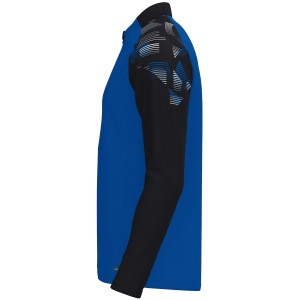 Sweat Ziptop Sonic - Jako - Royal and Black