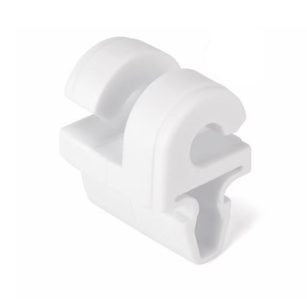 Sachet de 56 crochets blancs pour filets de but aluminium