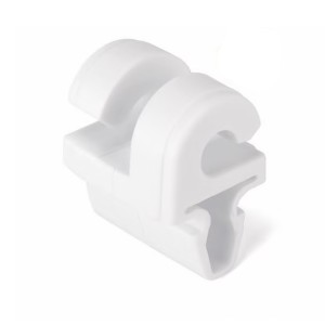 Sachet de 56 crochets blancs pour filets de but aluminium