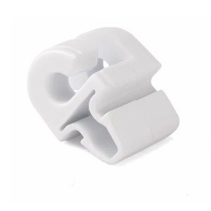 Sachet de 56 crochets blancs pour filets de but aluminium