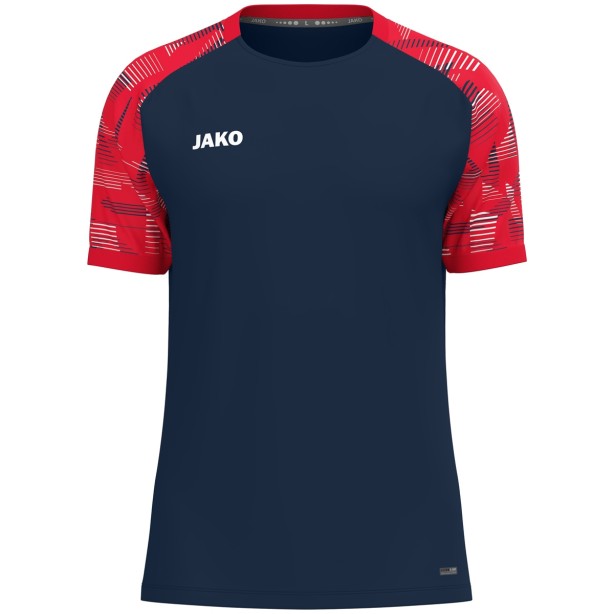 T-shirt Sonic - Jako - Bleu marine & rouge