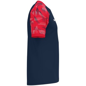 T-shirt Sonic - Jako - Bleu marine & rouge