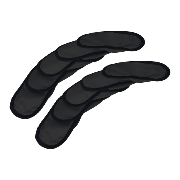 Masques occultants noirs - Lot de 10