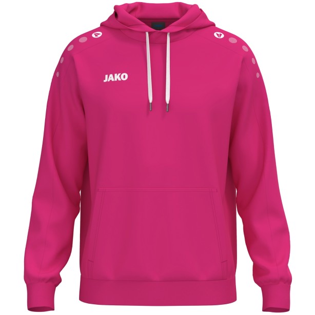 Sweat à capuche Jako - One cotton - Rose