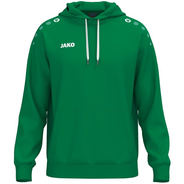 Sweat à capuche Jako - One cotton - Vert