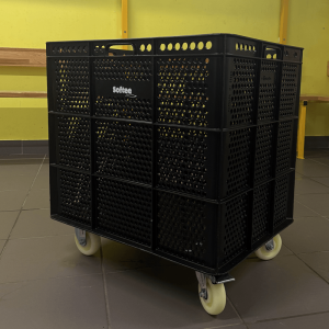 Storage cart on wheels