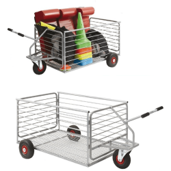 Outdoor ball storage cart