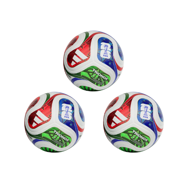 Lot 3 ballons Coupe du Monde de la FIFA 2026 - Adidas Trionda