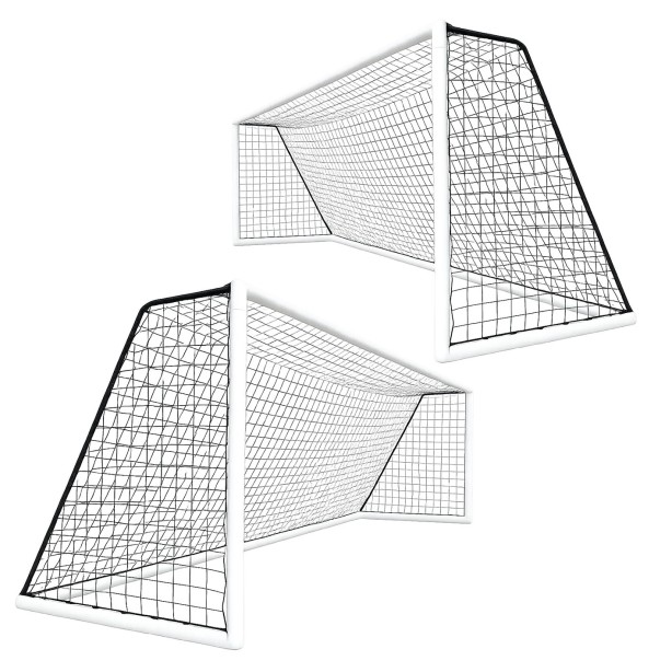 11-a-side transportable aluminium goals - Pair
