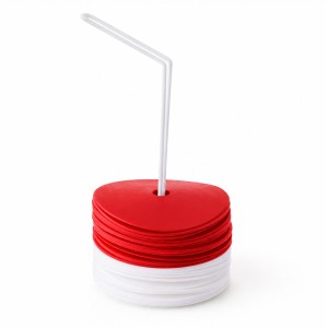 Marker discs - 15 cm - Red & white