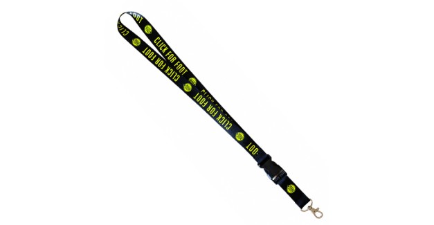 Lanyard - Neck strap - Click for foot