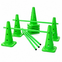 Set of 10 12-hole cones + 5...