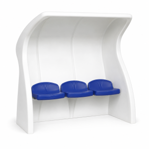Standard one-piece bench - 1.50 m
