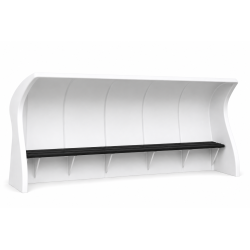 Monobloc bench - 3.50 m -...