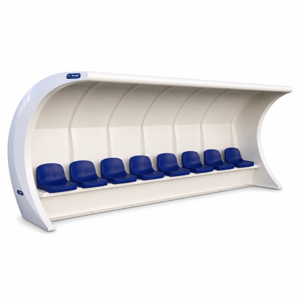 Banc monobloc pro - 4 m - Banc de touche