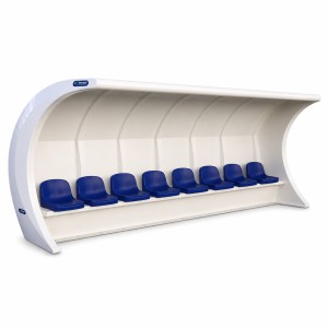 Banc monobloc pro - 4 m - Banc de touche