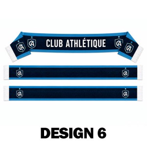 Écharpe supporter - 100% sublimée + franges ajoutées