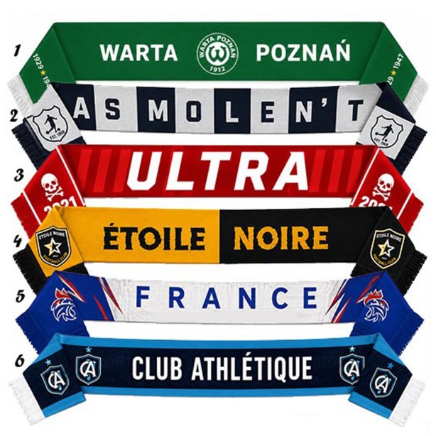Personalized sublimated scarf - with added fringes