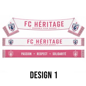 Personalized HD scarf with added fringes - Supporter scarf