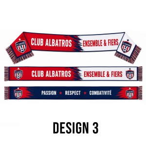 Personalized HD scarf with added fringes - Supporter scarf