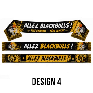 Écharpe HD personnalisée avec franges rajoutées - Écharpe supporter