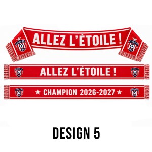 Personalized HD scarf with added fringes - Supporter scarf