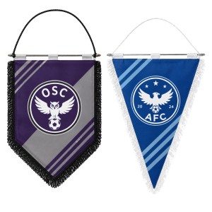 Rearview mirror pennants - Satin finish, sublimation printing - 8x10 cm