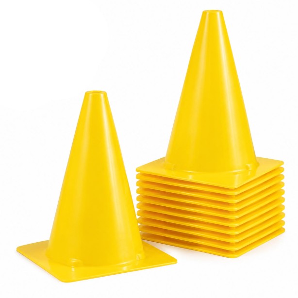 Lot de 10 cônes standard - 20 cm