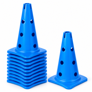 Lot de 10 cônes à trous - 40 cm