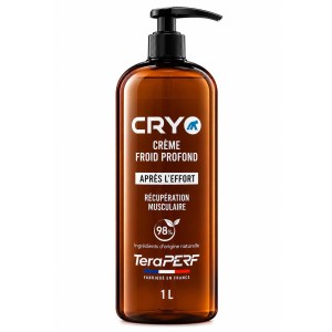 Crème froid intense CRYO TeraPerf - Récupération musculaire - 1 Litre