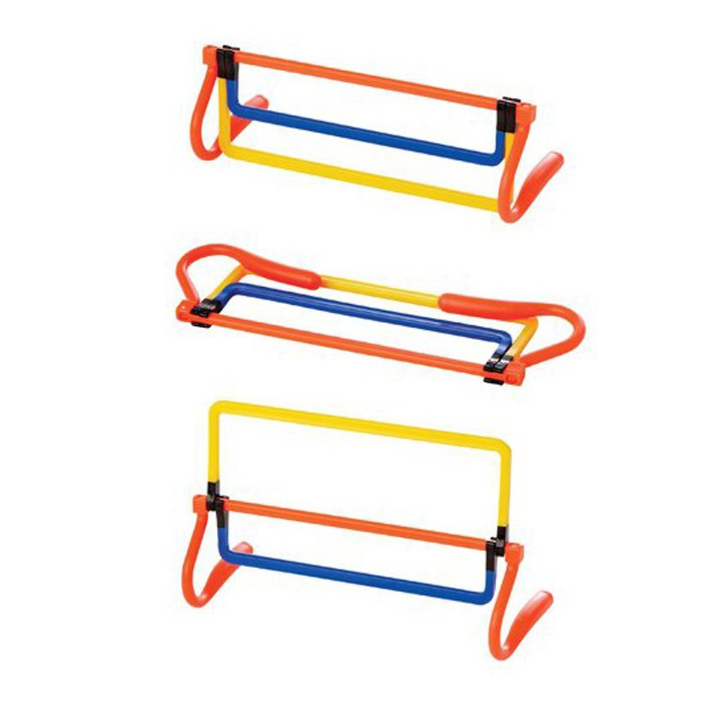 Haies D'Entraînement Football 5 Pièces - PVC Réglable, Pliable - Pour Agilité Et Vitesse