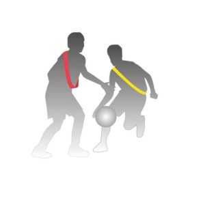 Echarpe de jeu ajustable - lot de 10