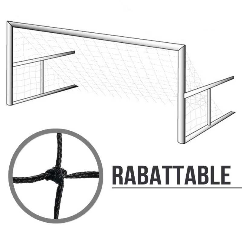 Filets de foot à 8 rabattables : 6x2.1x2.5m