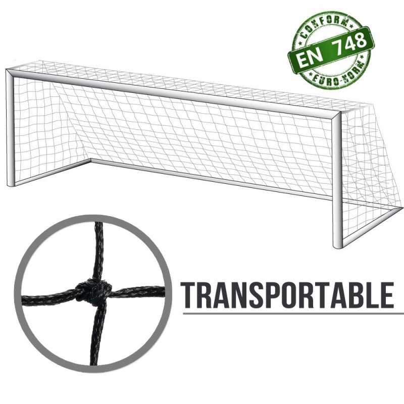 Filet De But De Foot 4m X 2m - Épaisseur 3 Mm - Maille 120 Mm - Idéal Entraînement Et Match