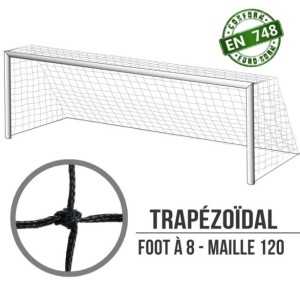 Filets de foot à 8 rabattables : 6.10 x 2.10 x 2.50 cm