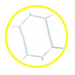 Paire de filet beach soccer - Blanc