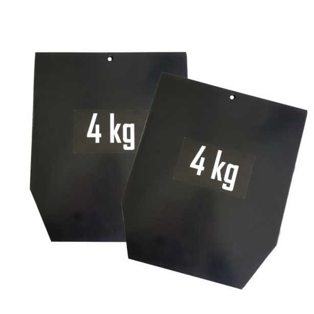 Plaque acier pour gilet pro