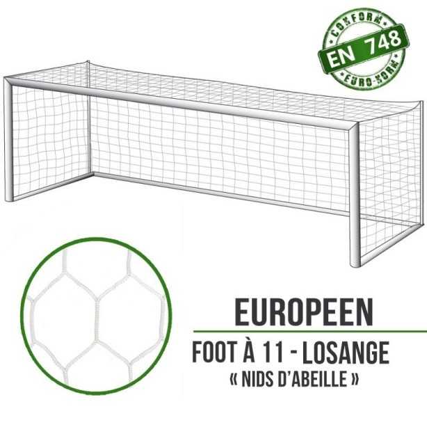 Filets de foot à 8 rabattables : 6.10 x 2.10 x 2.50 cm