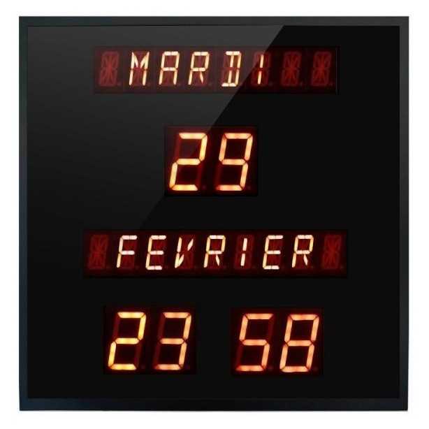Horloge & Calendrier digitale à diodes
