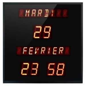 Horloge & Calendrier digitale à diodes