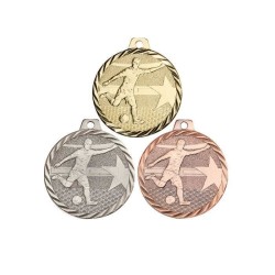 Médaille Foot Or, Argent, Bronze - 50 mm