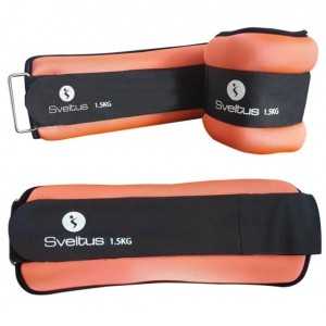 Bracelets lestés lycras - 1.5kg