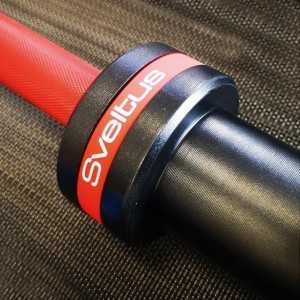Barre olympique homme Rouge - 220 cm