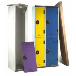 Vestiaires multicasiers 1 colonne - 40 cm