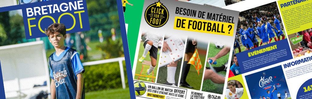 PARTENARIAT : Click For Foot à l’honneur dans le magazine Bretagne Foot !
